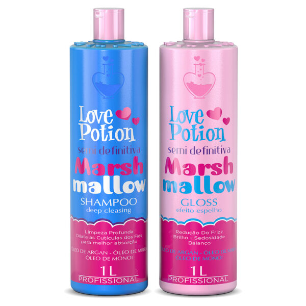 SET MARSHMELLOW Produs Profesional Pentru Îndreptare 2x1000ml, LOVE POTION