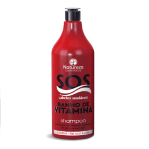SOS BANHO DE VITAMINA SHAMPOO 1L, NATUREZA COSMETICOS