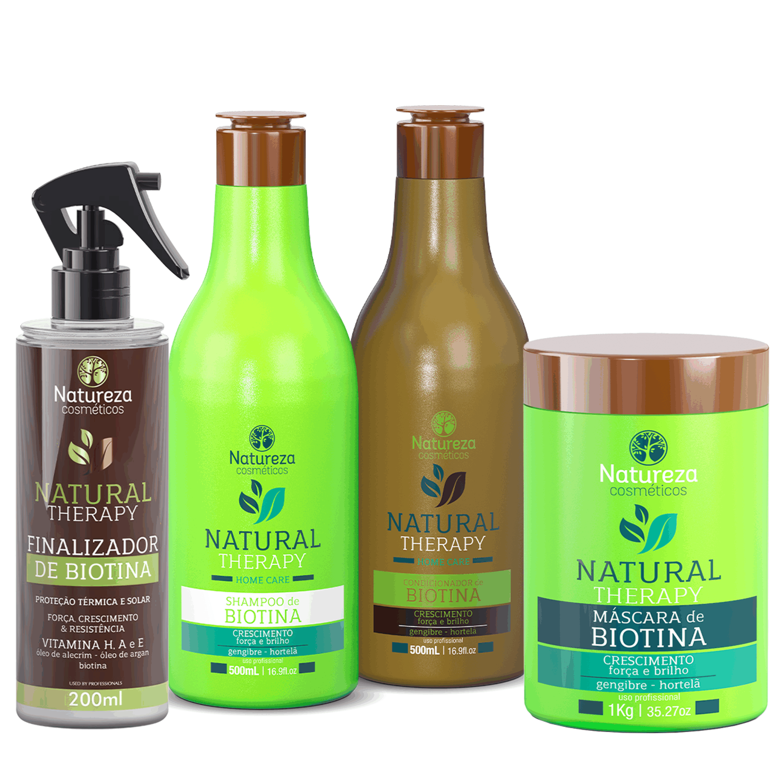 SET BIOTINA Sampon, Balsam, Masca , Spray 500ml x 2, 1Kg, 200ml, NATUREZA COSMETICOS